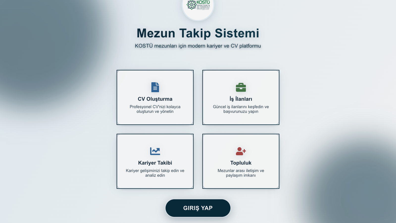 Üniversite mezun bilgi sistemi görseli